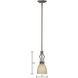 Triton 1 Light 5 inch Sable Bronze Mini Pendant Ceiling Light
