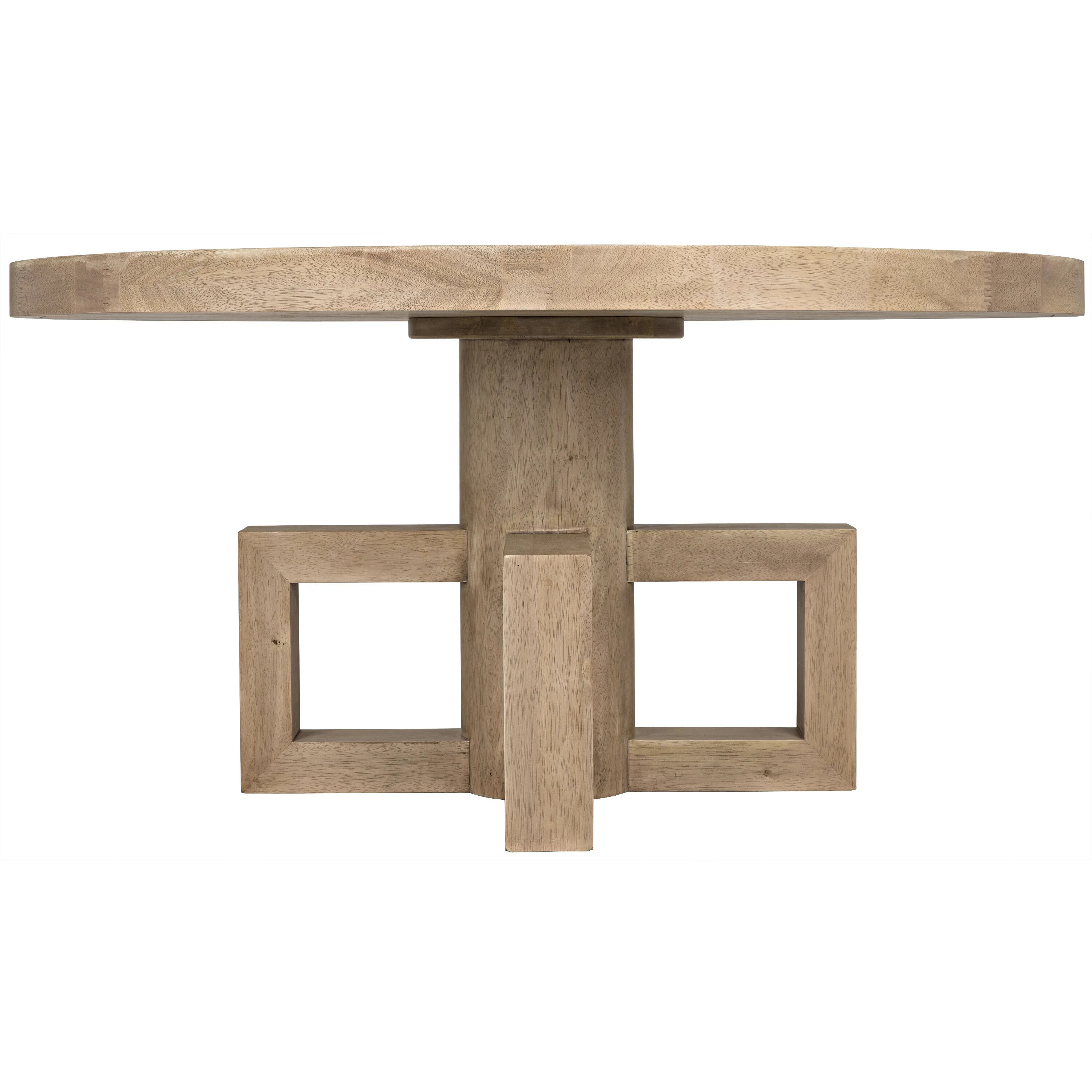 Lima 60 X 60 inch Washed Walnut Dining Table