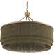 Tissot 10 Light 35.43 inch Antique Brass Chandelier Ceiling Light, Large