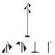 Draper 68 inch 60.00 watt Black Tree Lamp Portable Light
