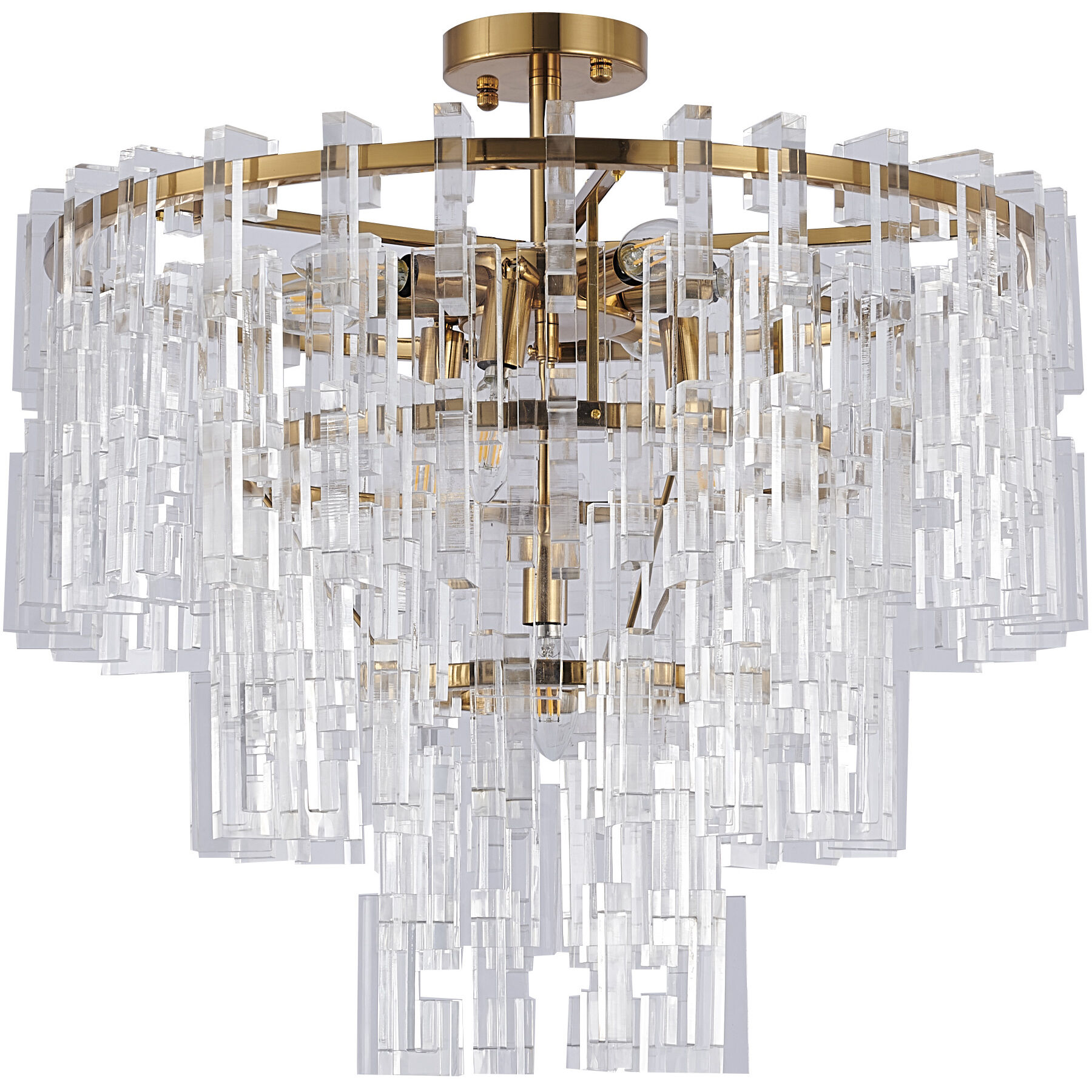 Canada 10 Light 24 inch Antique Bronze Chandelier Ceiling Light