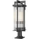 Fortis 2 Light 28.5 inch Sand Black Outdoor Pier Mounted Fixture