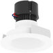 Pearl Bright White Reflector / Bright White Flange LED Round Retrofit Reflector in 3000K, 4" Retrofit
