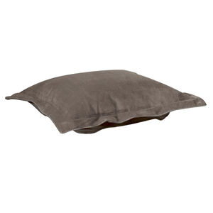 Puff Bella Pewter Ottoman Replacement Slipcover, Ottoman Not Included