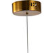 Canada LED 6 inch Antique Gold LED Pendant Ceiling Light