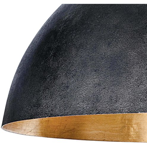 Sigmund 1 Light 23.5 inch Black Pendant Ceiling Light, Large