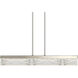 Lucus 1 Light 43.25 inch Polished Nickel Linear Pendant Ceiling Light