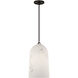 C&M by Chapman & Myers Savina 1 Light 10 inch Aged Iron Pendant Ceiling Light
