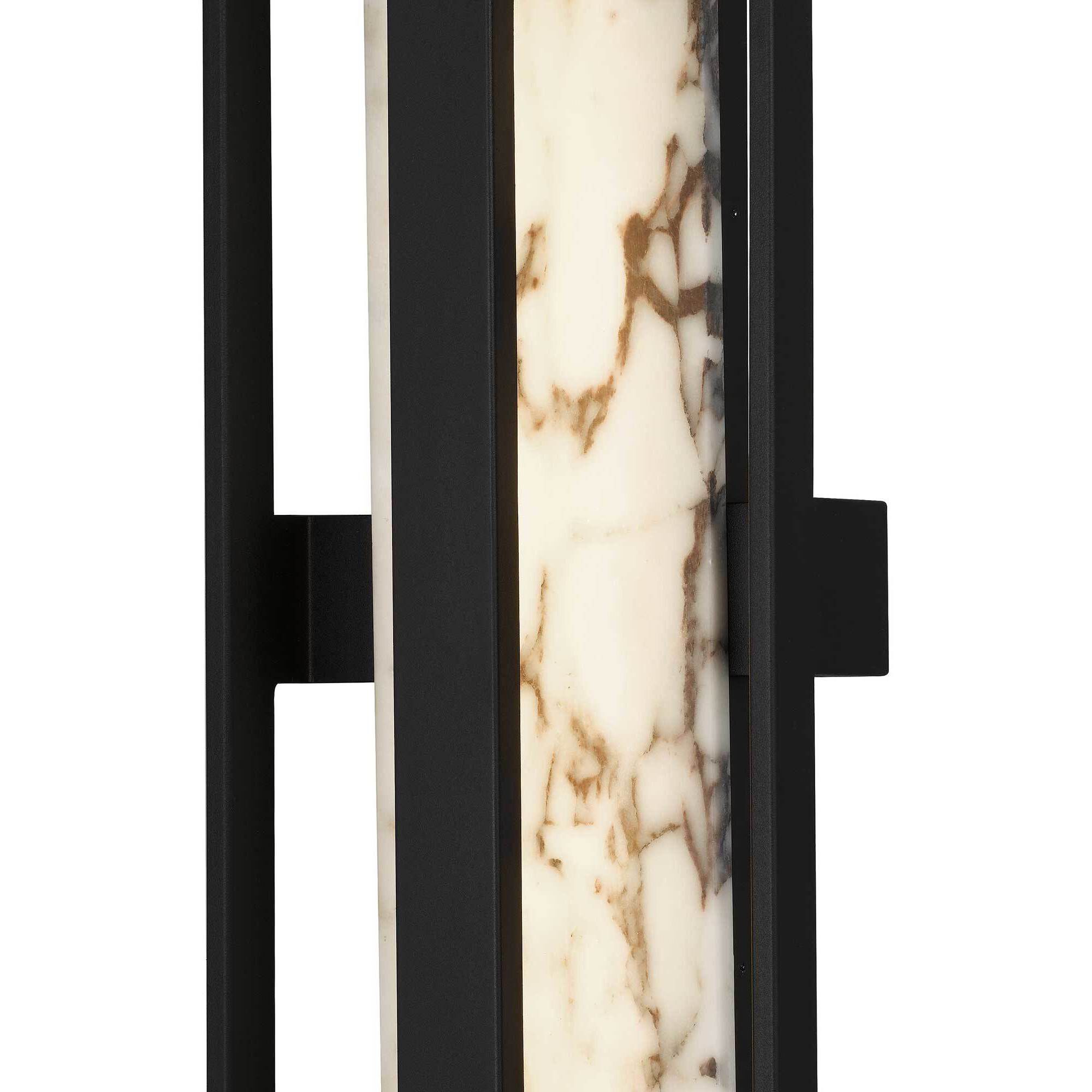Roundabout LED 28 inch Sand Black Outdoor Wall Sconce