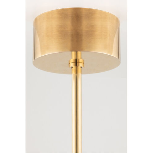 Saturn LED 44.5 inch Aged Brass Chandelier Ceiling Light