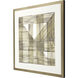 Welded Mesh Brown and Metallic and Neutral and White Framed Art
