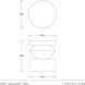 Uma 16 inch Ivory Accent Table