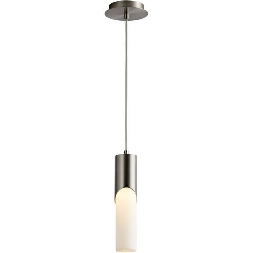 Ellipse LED 3 inch Satin Nickel Pendant Ceiling Light