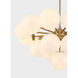 Lunara 19 Light 28 inch Legacy Brass Convertible Chandelier/Semi-Flush Mount Ceiling Light