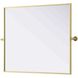 Amoura 36 X 30 inch Brass Mirror