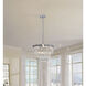Canada 6 Light 15.75 inch Chrome Chandelier Ceiling Light