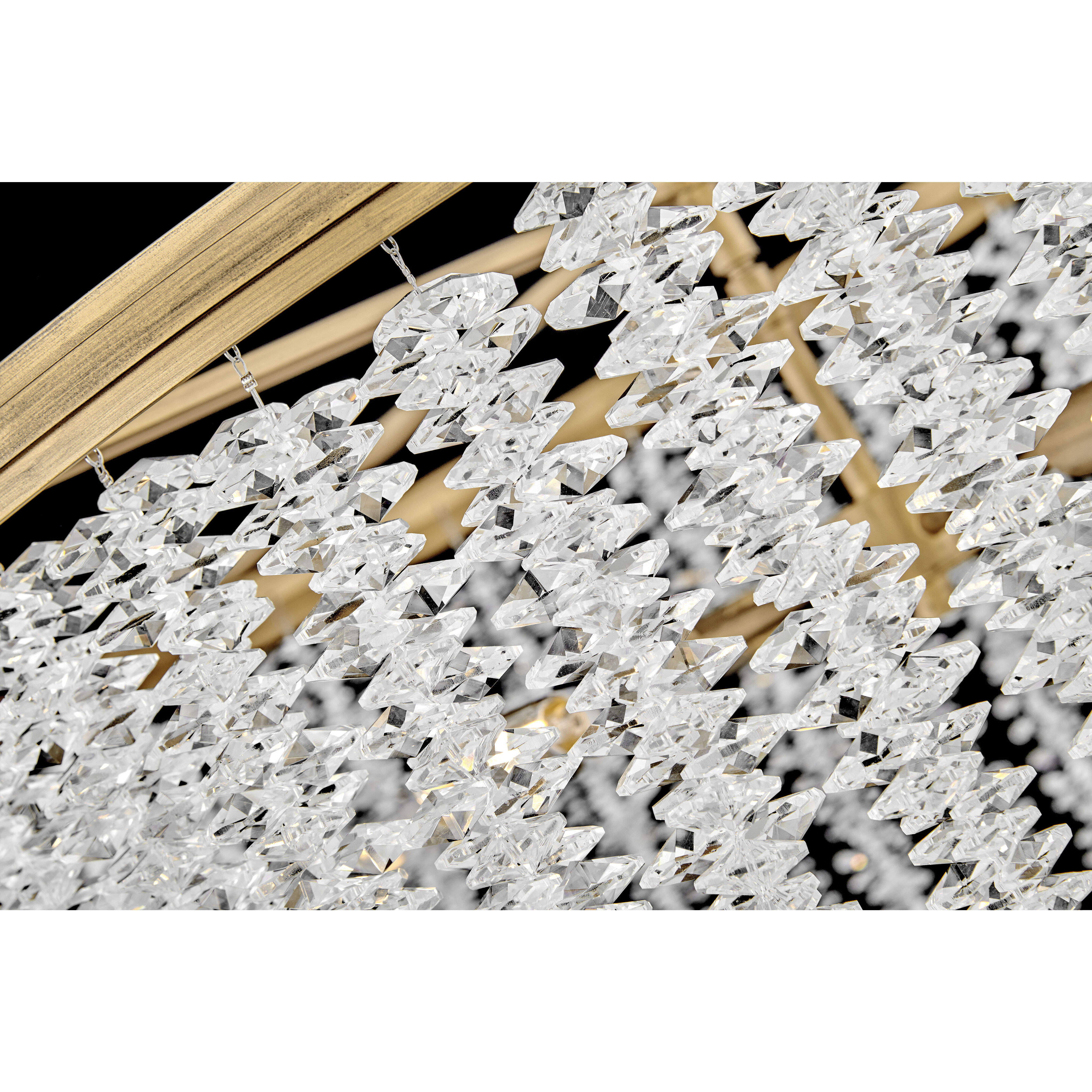 Rubina 4 Light 18 inch Burnished Gold Pendant Ceiling Light