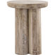 Morris 20 X 16 inch Natural Accent Table, Cerused