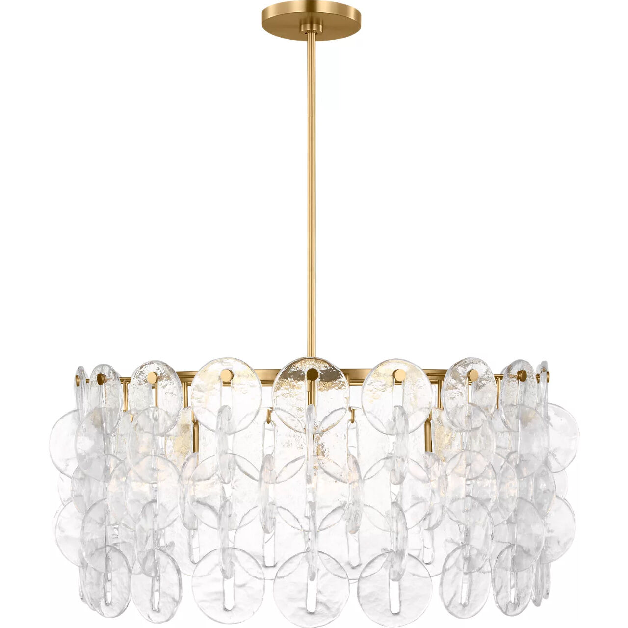 kate spade new york Candace 8 Light 32 inch Burnished Brass Chandelier Ceiling Light