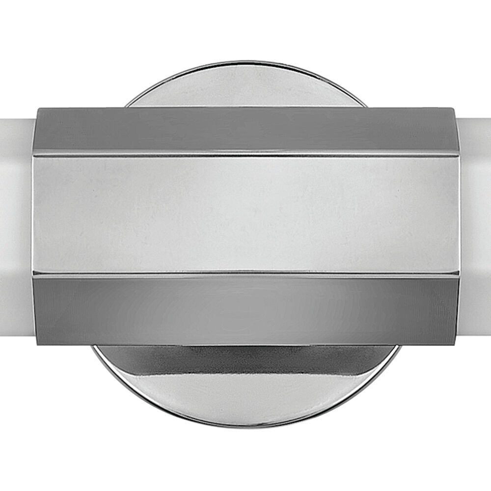 Facet LED 32 inch Polished Nickel Vanity Light Wall Light, Vertical