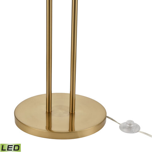 Marston 72 inch 9.00 watt Aged Brass Floor Lamp Portable Light