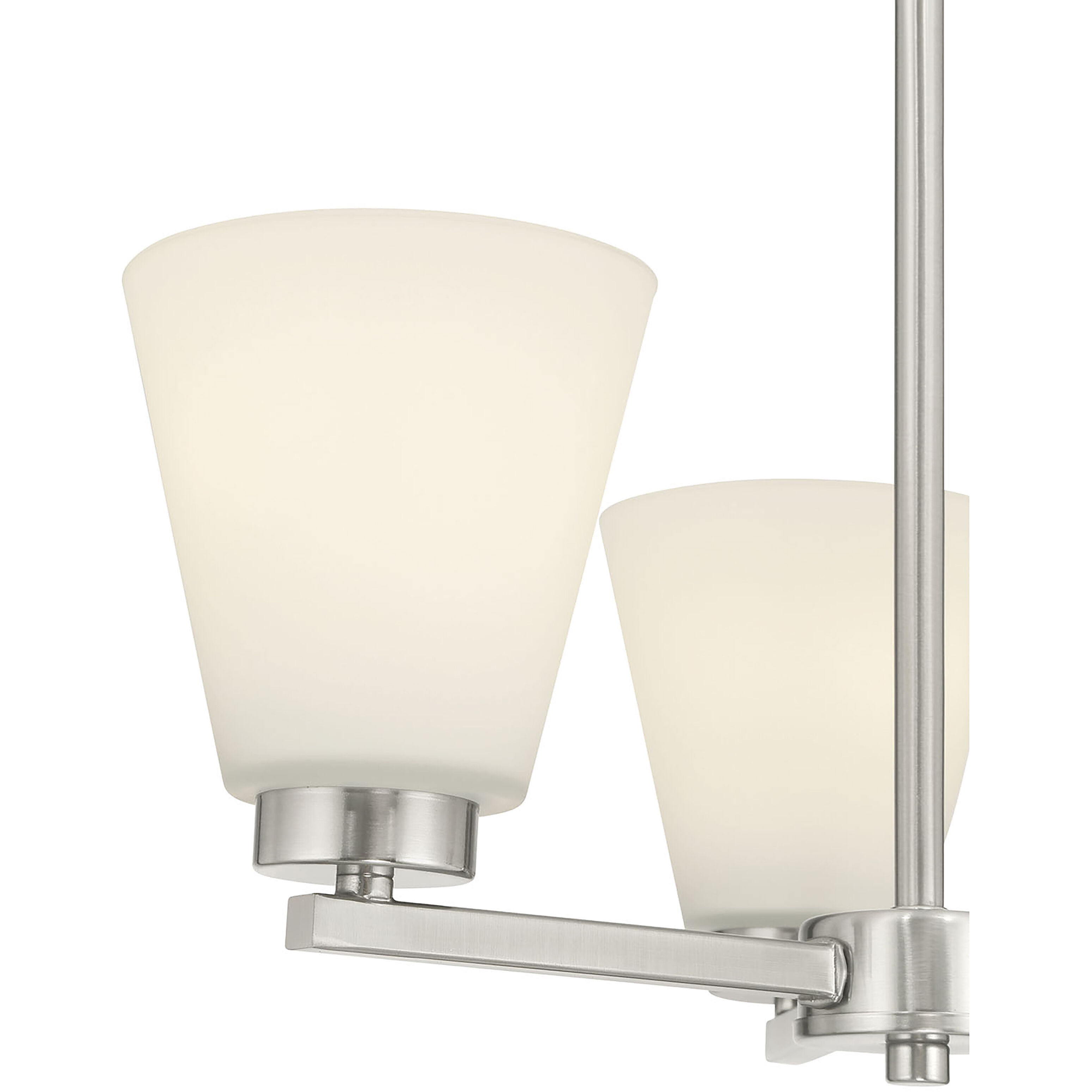 Strayhan 3 Light 18 inch Brushed Nickel Chandelier Ceiling Light