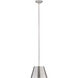 Lilly 1 Light 12 inch Brushed Nickel Pendant Ceiling Light