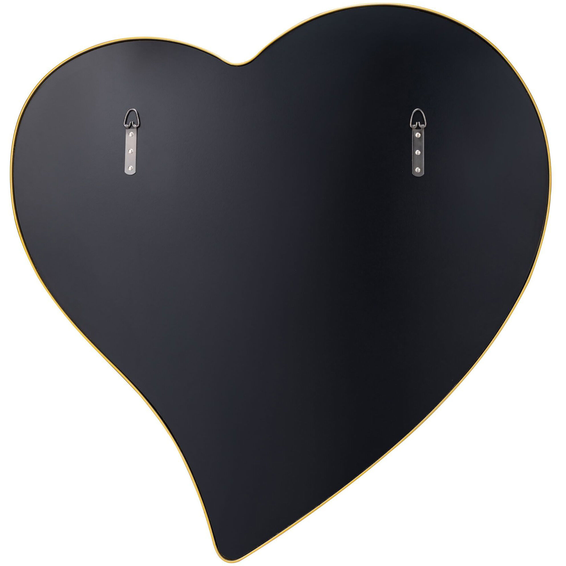 Who Do Ya' Love 30 X 30 inch Gold Wall Mirror