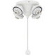 Fitters 4 Light Matte White Fan Light