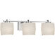 Limoges 3 Light 26.75 inch Polished Chrome Vanity Light Wall Light in Waves, Oval, Incandescent