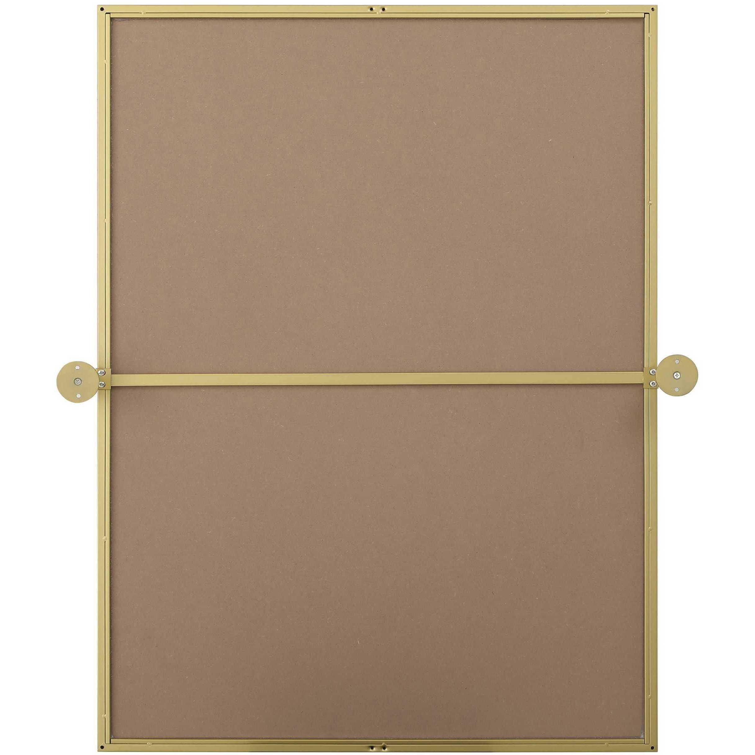 Amoura 36 X 27 inch Brass Mirror