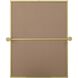 Amoura 36 X 27 inch Brass Mirror