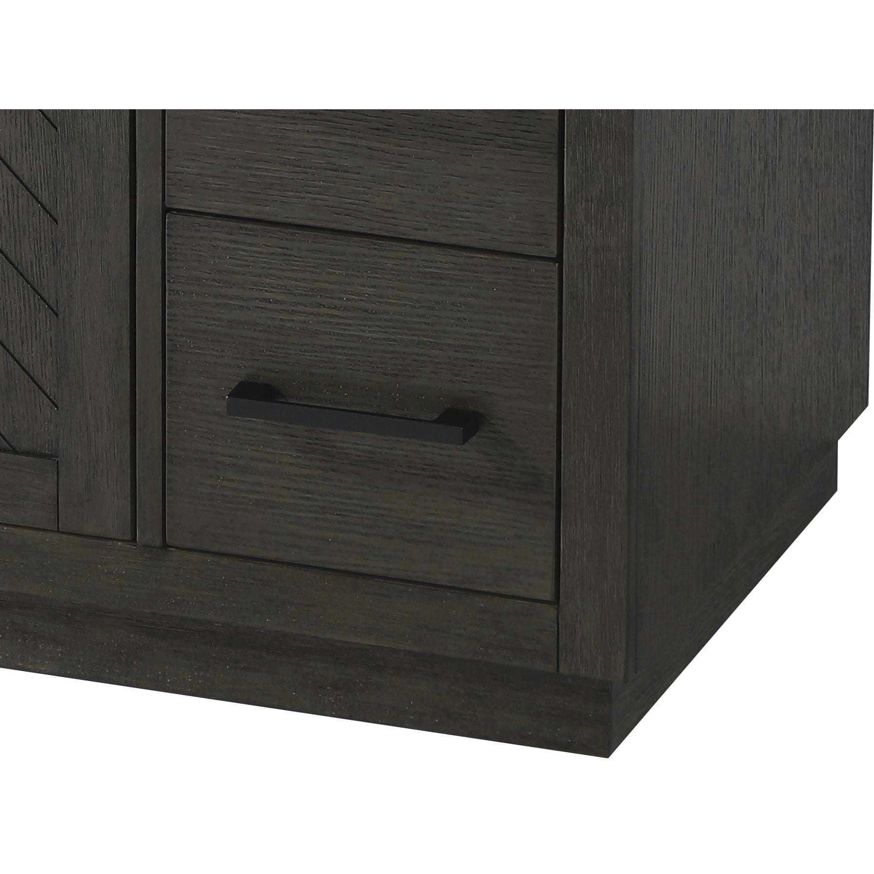 Chase 42 X 34 inch Chocolate Oak Bathroom Vanity Cabinet