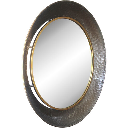 Rey 35 X 35 inch Gold Mirror, Large