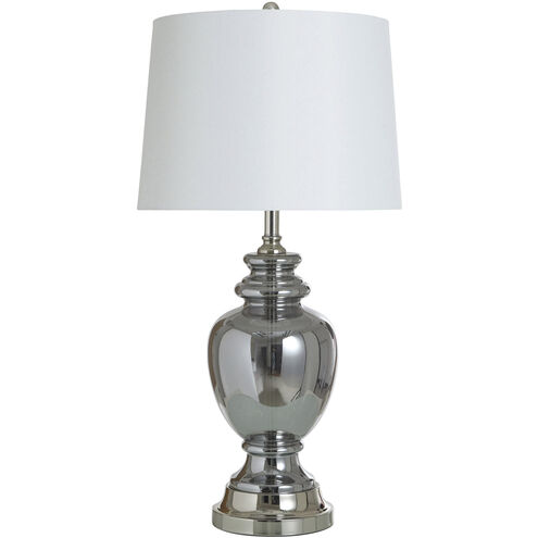 Cameron 34 inch 150.00 watt Smokey Gray Table Lamp Portable Light