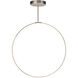 Cirque Pendant Ceiling Light in Brushed Nickel
