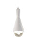 Radiance Collection 1 Light 4.75 inch Bisque with Dark Bronze Pendant Ceiling Light