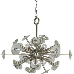 Apogee 12 Light 28 inch Polished Brass Dining Chandelier Ceiling Light