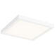 Delta LED 14 inch White Flushmount Ceiling Light, Indoor/Outdoor