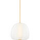 Scranton LED 19 inch Aged Brass Pendant Ceiling Light