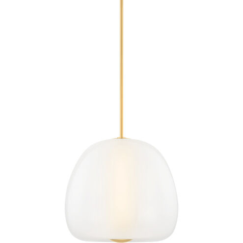 Scranton LED 19 inch Aged Brass Pendant Ceiling Light