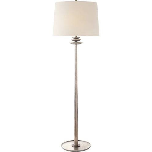 AERIN Beaumont 62.75 inch 60.00 watt Burnished Silver Leaf Floor Lamp Portable Light