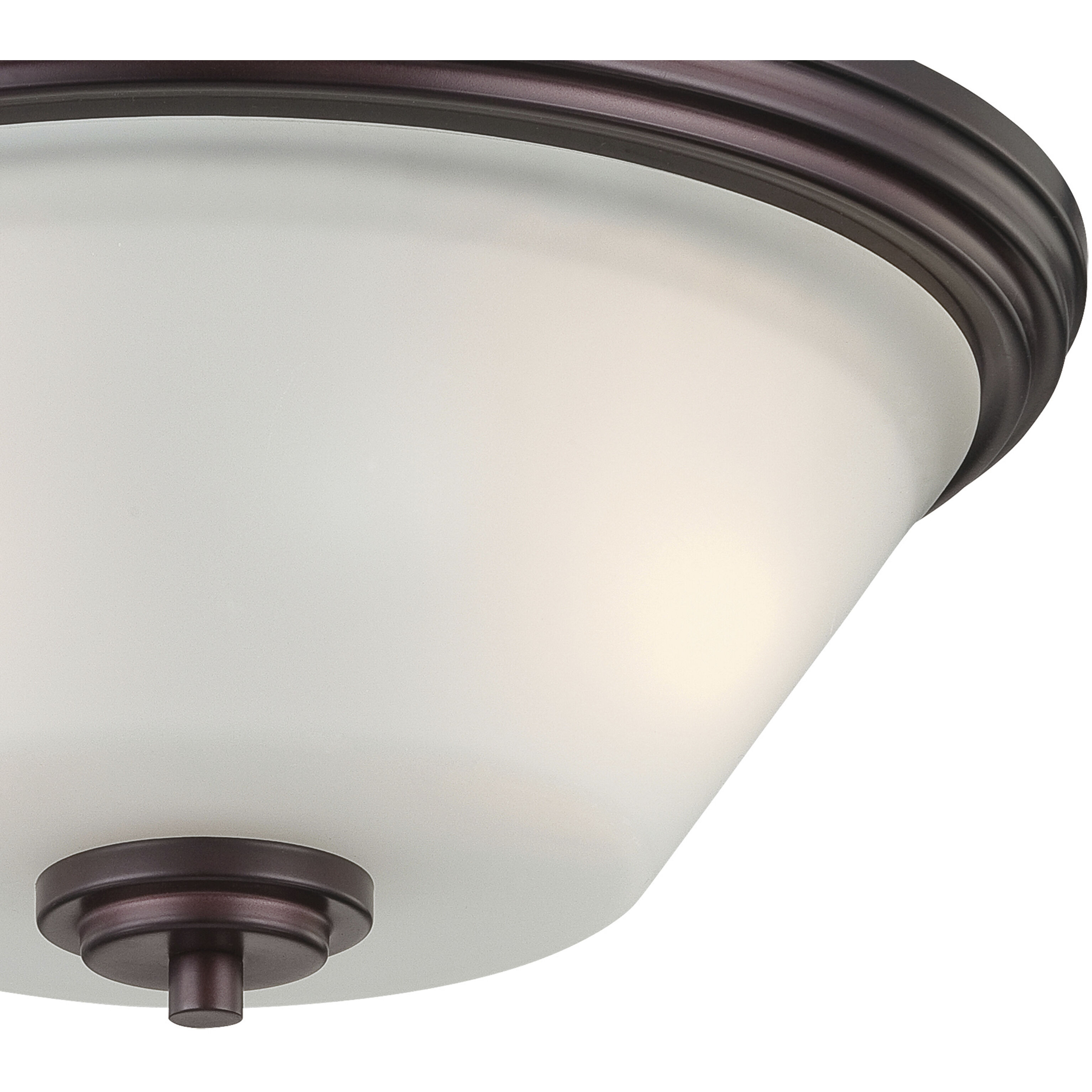 Pittman 2 Light 14 inch Sienna Bronze Flush Mount Ceiling Light