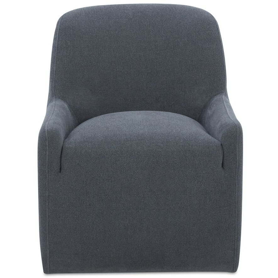 Maisie Blue Rolling Dining Chair