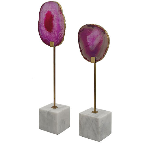Sabriel Pink and Gold and White Statuaries