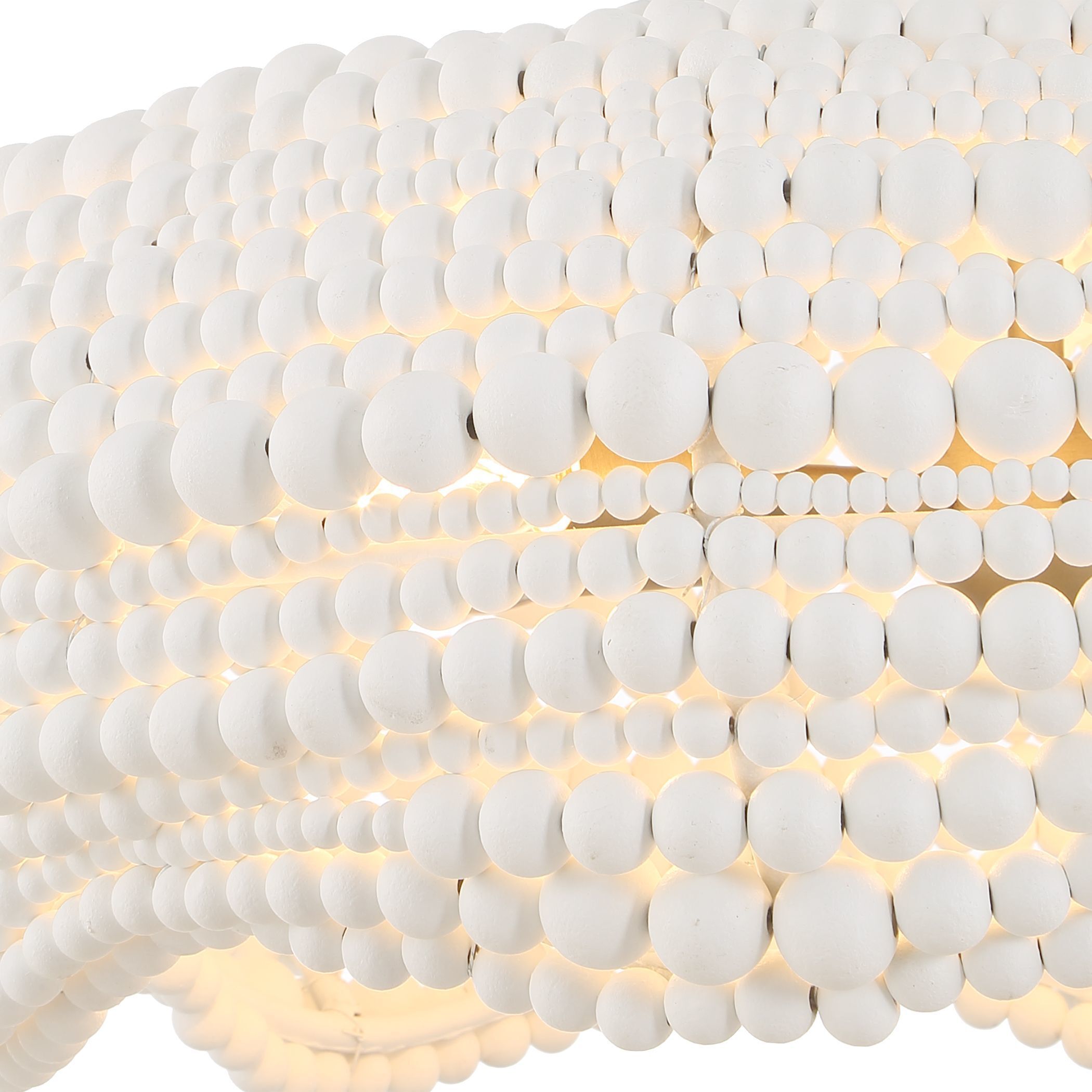 Biddeford 5 Light 24 inch Brushed Matte Gold Pendant Ceiling Light