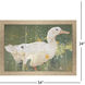 The White Drake Green and Yellow and White Framed Art, Propac