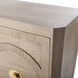 Brooks Straight Grain Ash Veneer In Gray Cabinet 