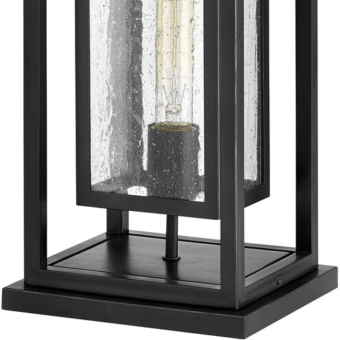 Coastal Elements Republic LED 17 inch Black Outdoor Pier Mount Lantern, Estate Series