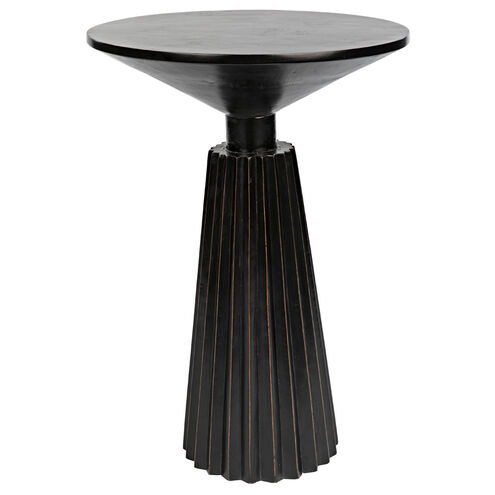 Orson 26 X 18 inch Hand Rubbed Black Side Table